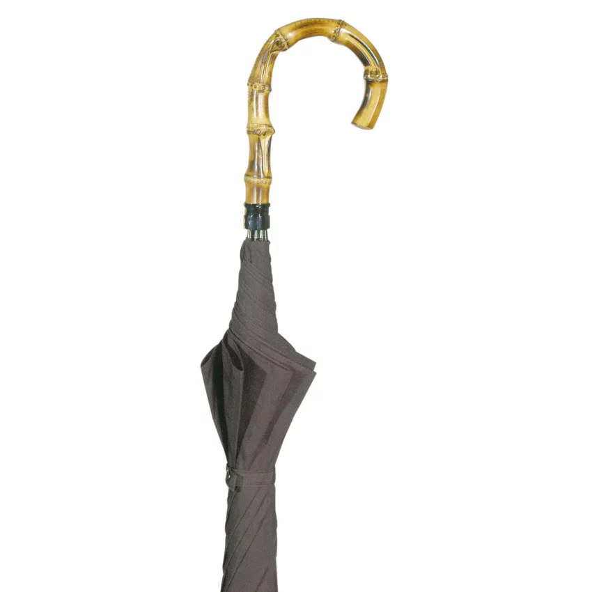 Ombrello con manico in bambù, lunghezza 92 cm