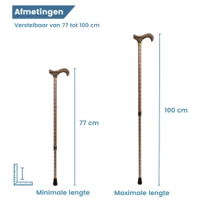 Dimensioni del bastone da passeggio