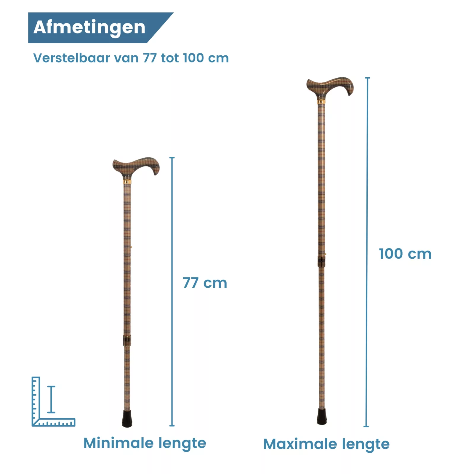 Dimensioni del bastone da passeggio