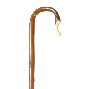 Bastone da pastore in legno di castagno, lunghezza 137 cm