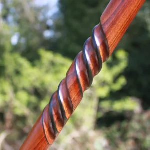 Bastoni da passeggio in legno di faggio a spirale