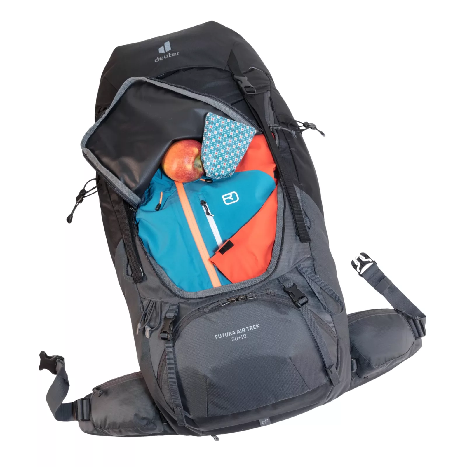 deuter Backpack Futura Air Trek 50+10 – Uomo – Antracite