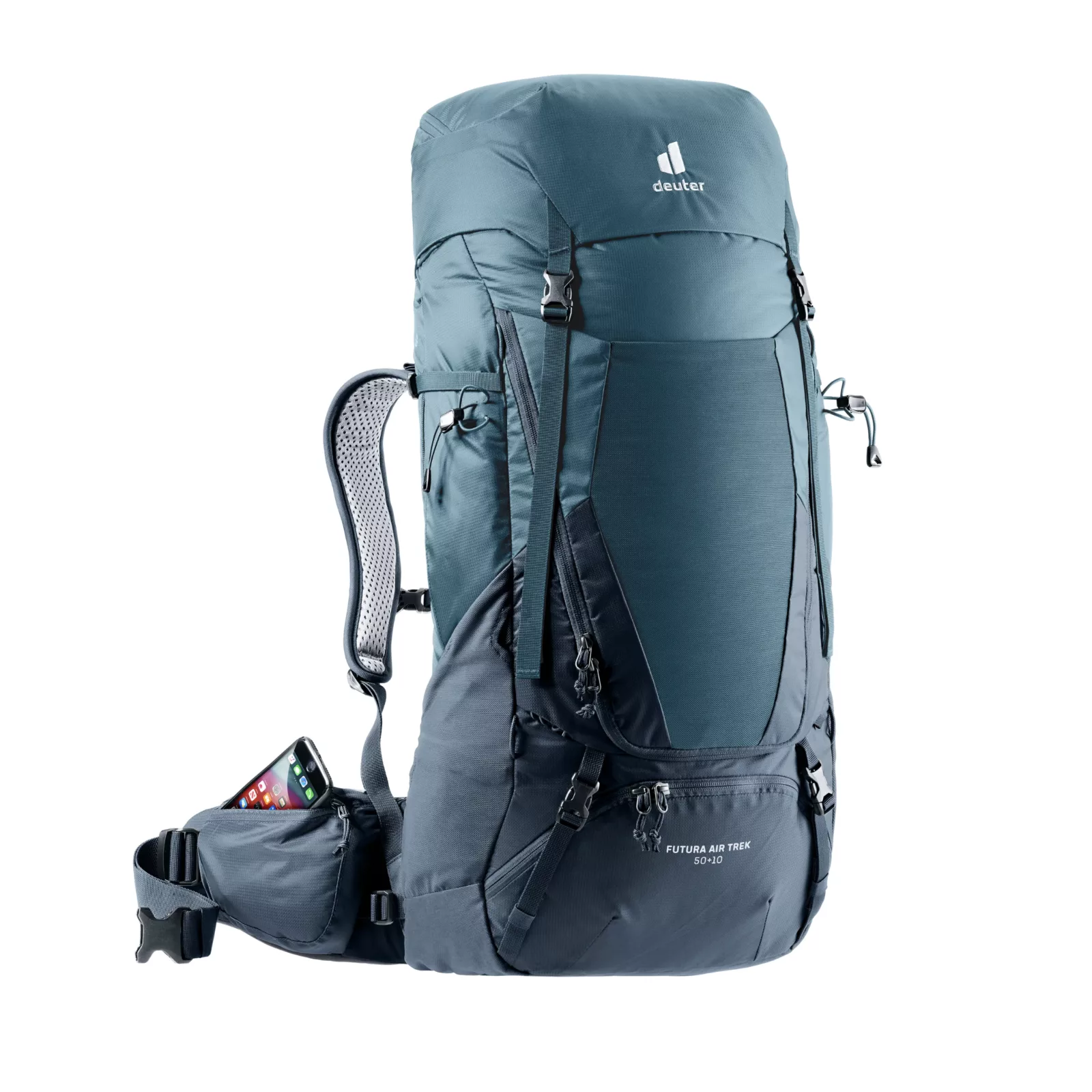 deuter Backpack Futura Air Trek 50+10 – Uomo – Antracite