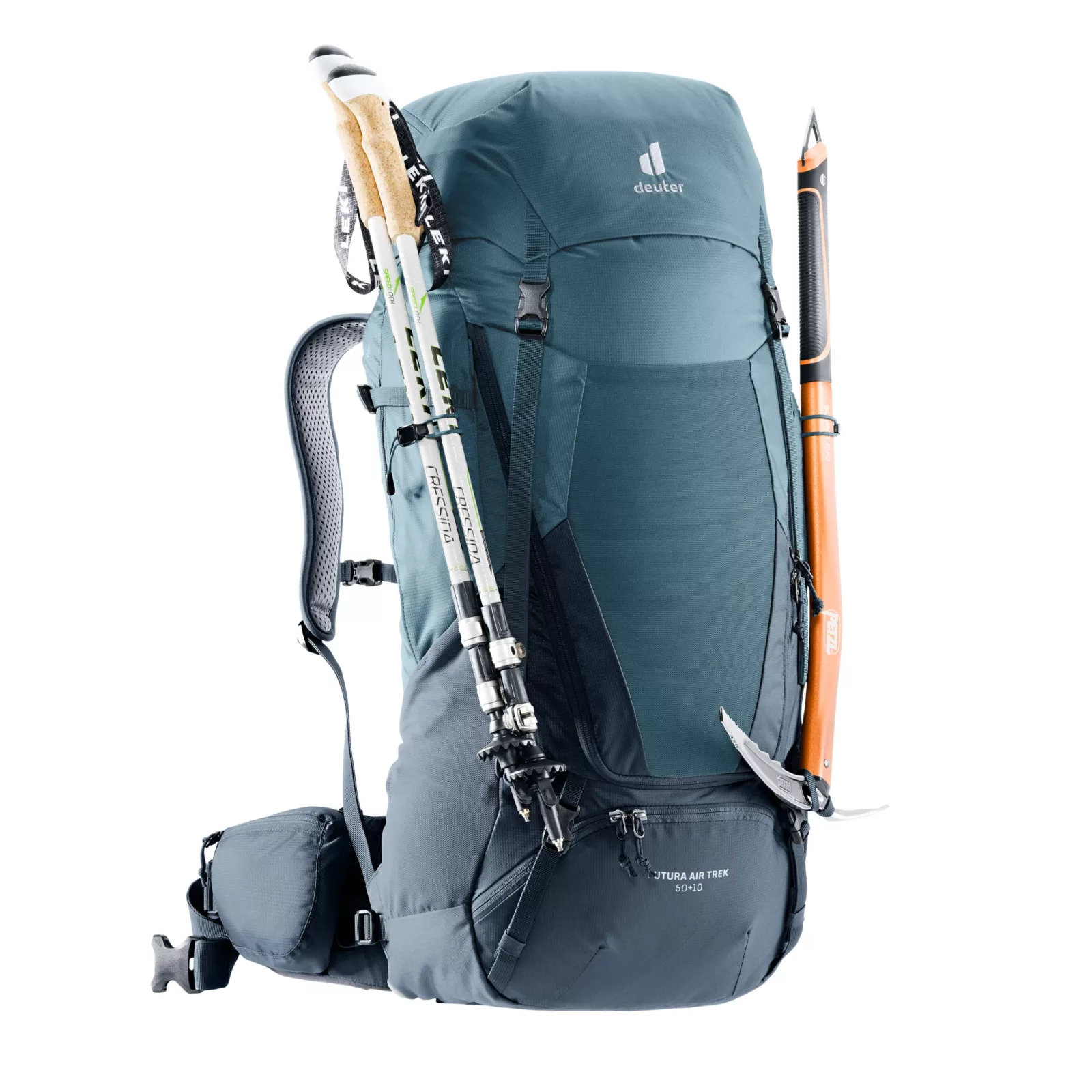 deuter Backpack da trekking Futura Air Trek 50+10 – Uomo – Blu
