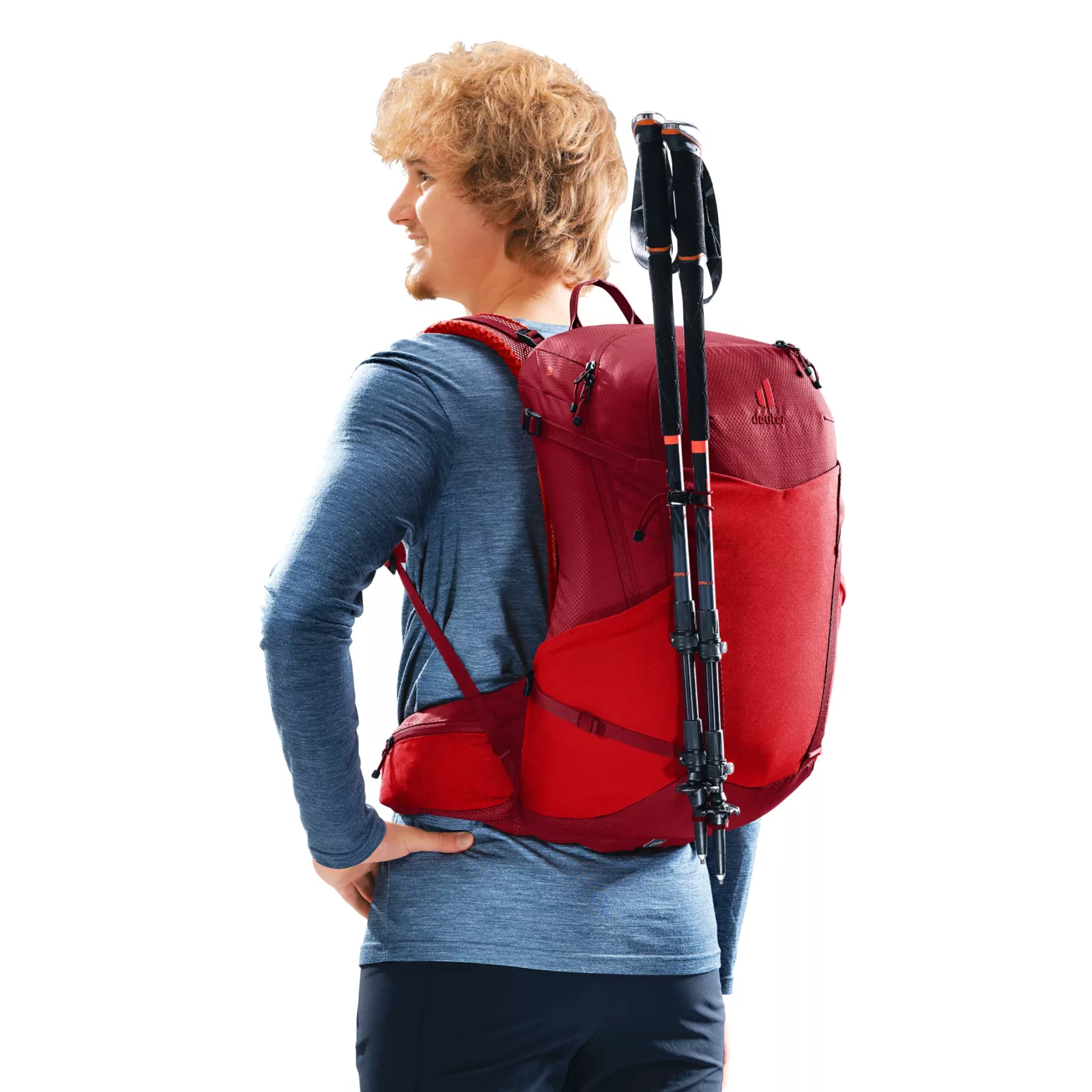 deuter Zaino da trekking Futura 23 – Uomo – Rosso