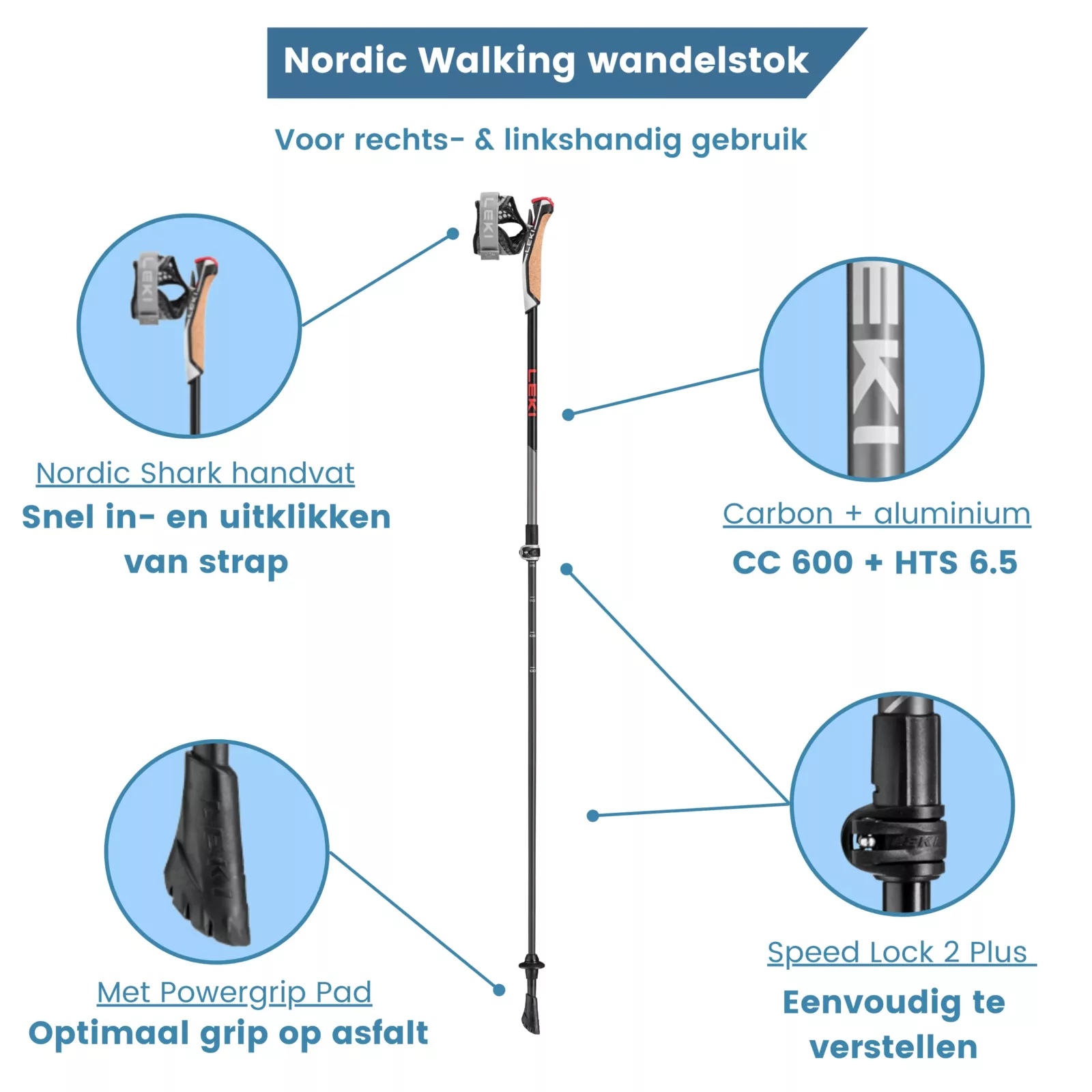 Bastoncini da Nordic Walking USP Instructor leggeri