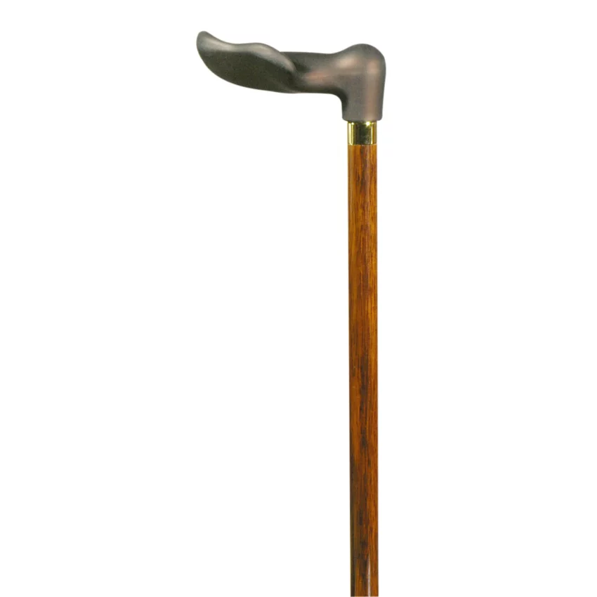 Bastone da passeggio ergonomico con impugnatura soft touch a sinistra