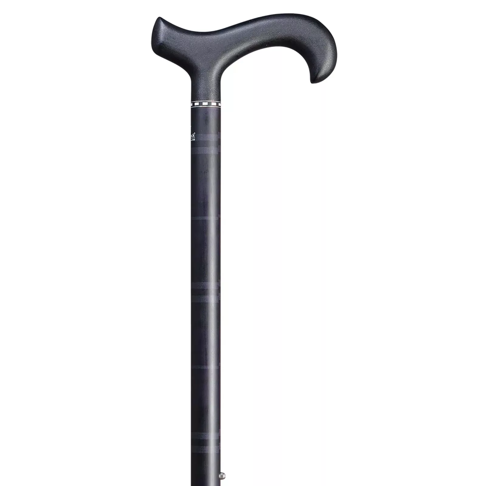 Bastone da passeggio regolabile in carbonio, blu a quadri