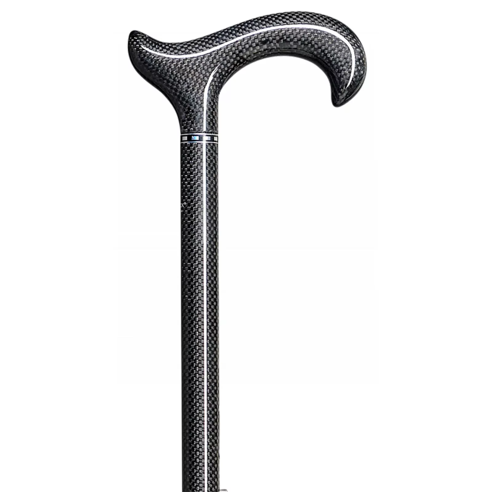 Bastone da passeggio nero in carbonio
