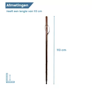 gastrock Bastone da caccia per labrador retriever in legno di castagno, lunghezza