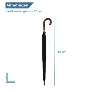 lunghezza ombrello nero