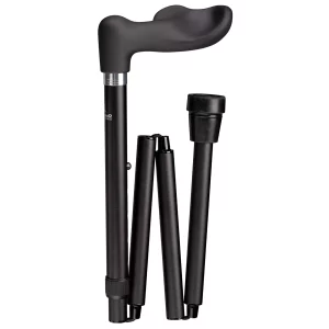 ergonomico pieghevole nero soft touch destra