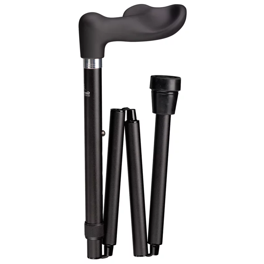ergonomico pieghevole nero soft touch destra