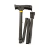 Gastrock Bastone pieghevole - Con allarme e luce - Nero - Impugnatura Fritz