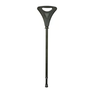 gastrock Bastone da passeggio con sedile flipstick nero
