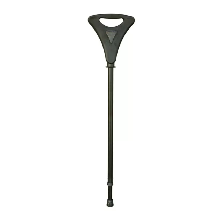 gastrock Bastone da passeggio con sedile flipstick nero