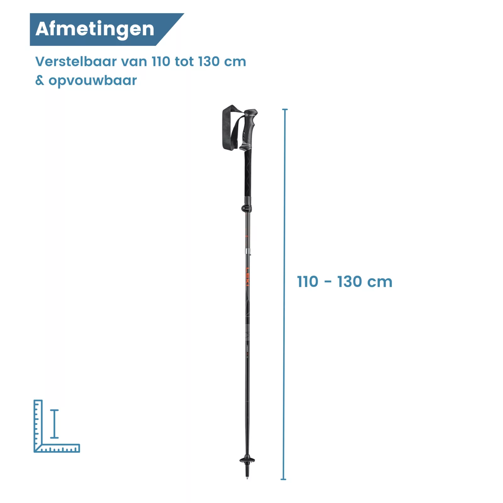escursioni dimensioni del Bastone da passeggio