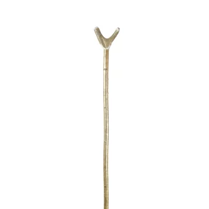 Bastone da caccia con corna di cervo e impugnatura a pollice, 135 cm