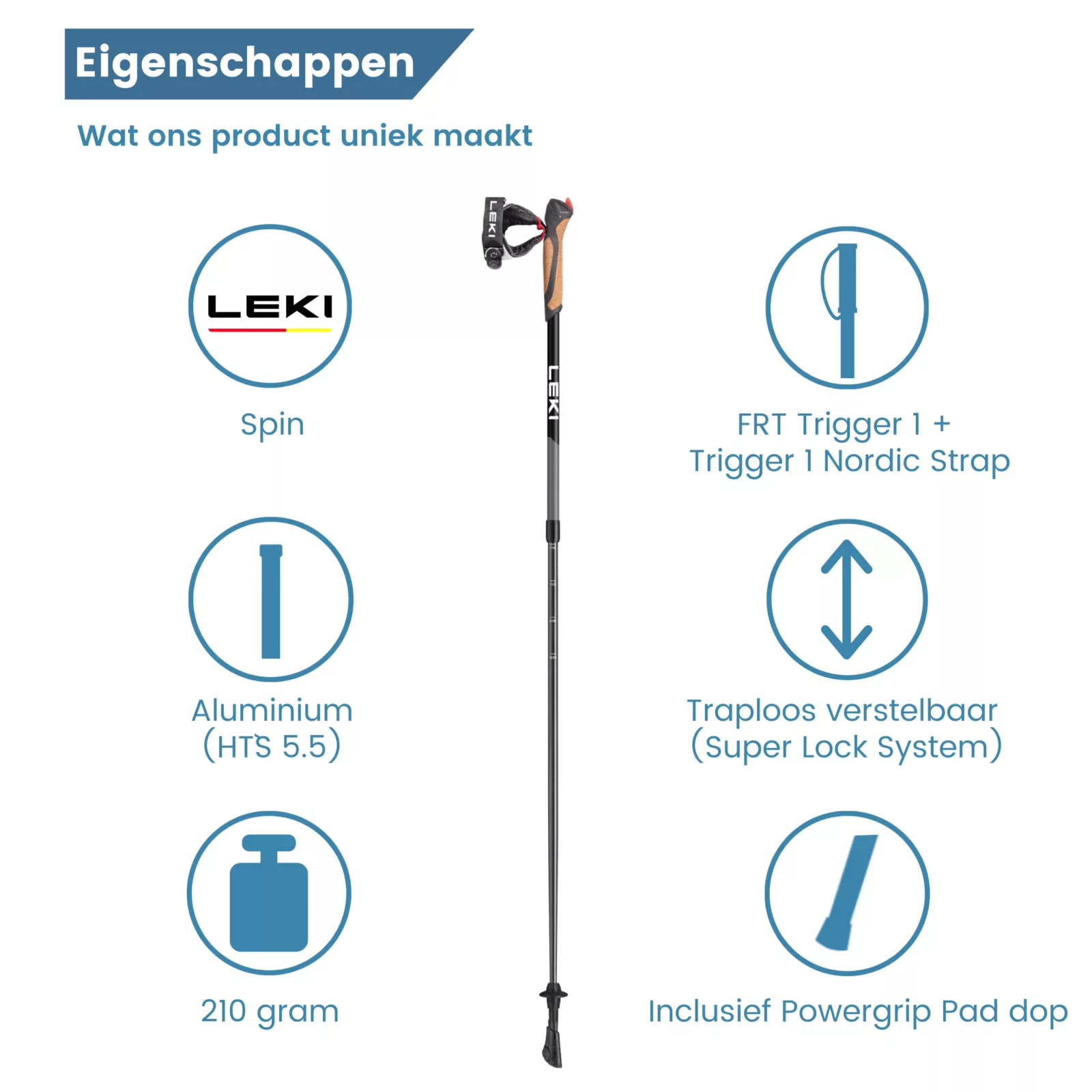 Bastoncini da Nordic Walking spin ups