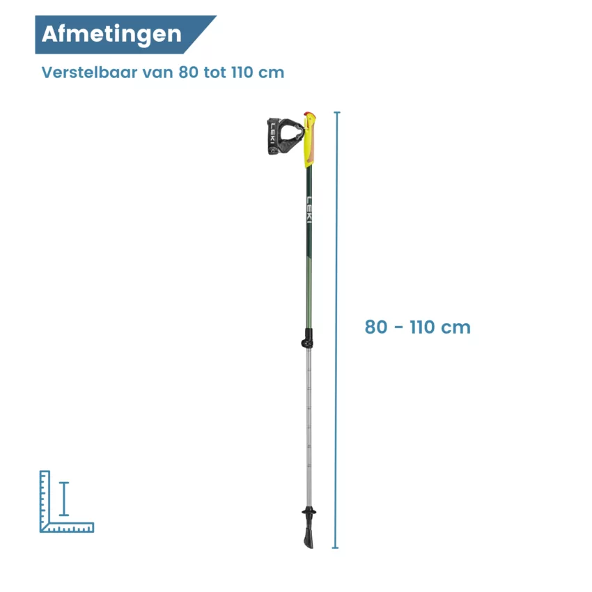 Bastoncini da Nordic Walking Walker XS – dimensioni