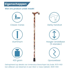 Bastone da passeggio Stil Leven pieghevole – caratteristiche