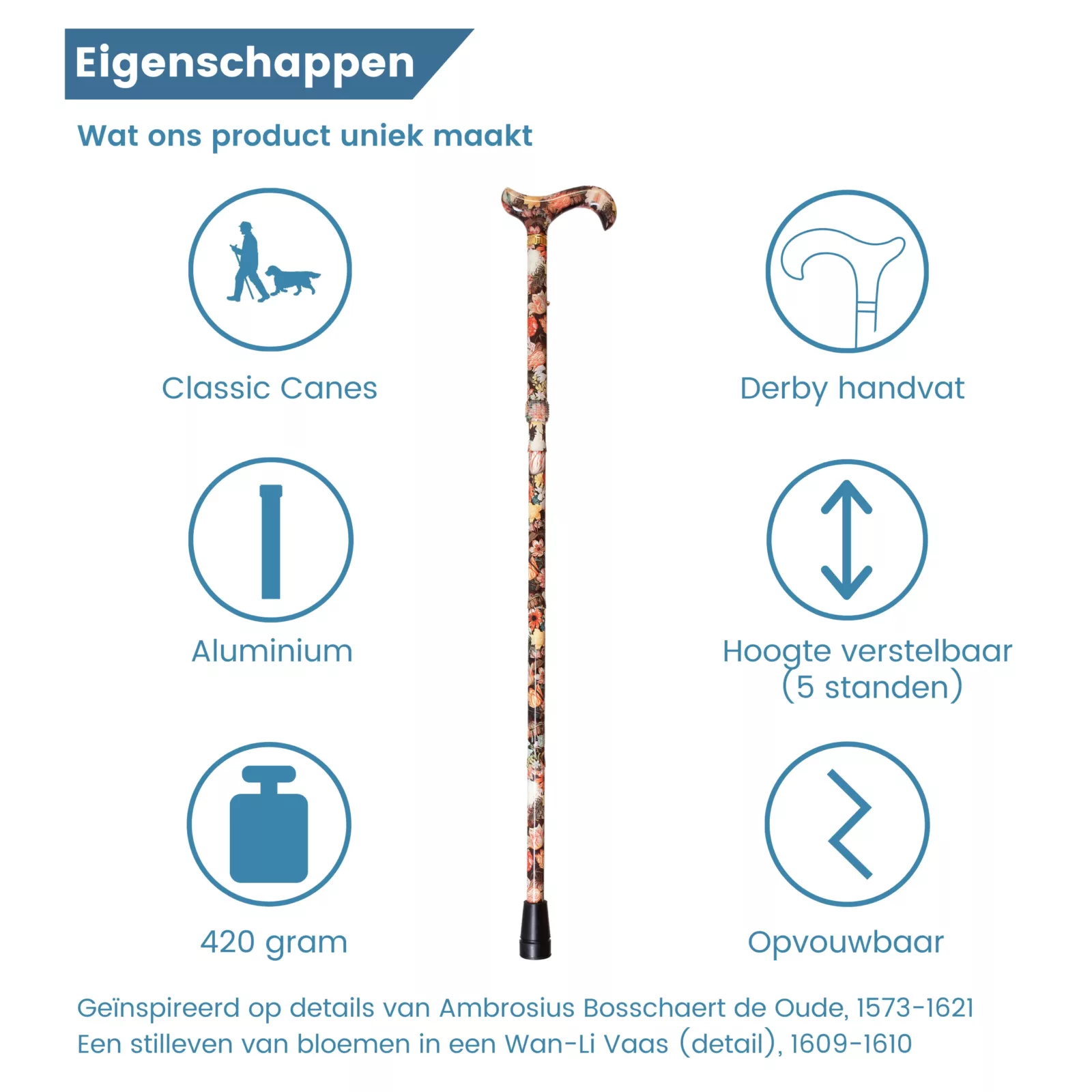 Bastone da passeggio Stil Leven pieghevole – caratteristiche