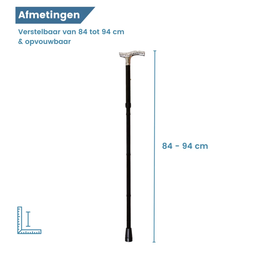 impugnatura cromata, dimensioni