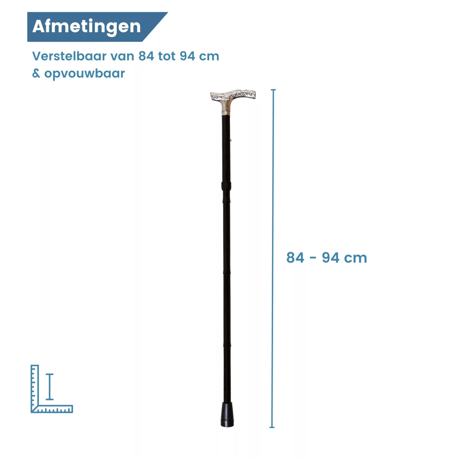 impugnatura cromata, dimensioni