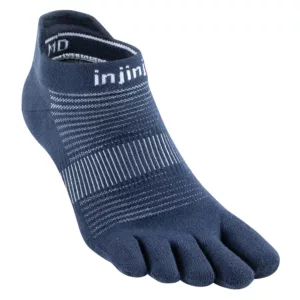 Calzini a cinque dita dal 37 al 40, leggeri, invisibili, in Coolmax, blu
