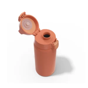 Bottiglia termica eco con tappo rosso