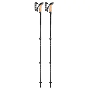 Bastoncini da trekking serie Black in carbonio