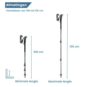 Dimensioni del bastone da passeggio antiurto