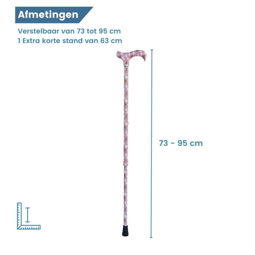 Dimensioni del bastone da passeggio Libelle