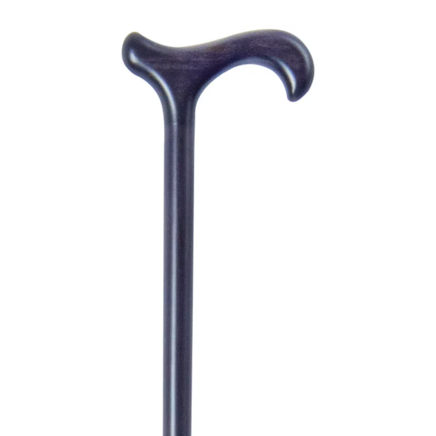 Bastone da passeggio in legno di faggio blu navy