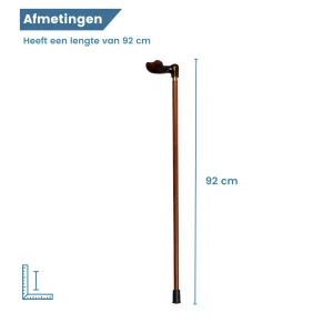 Lunghezza del bastone da passeggio: 92 cm