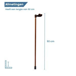 Lunghezza del bastone da passeggio: 92 cm