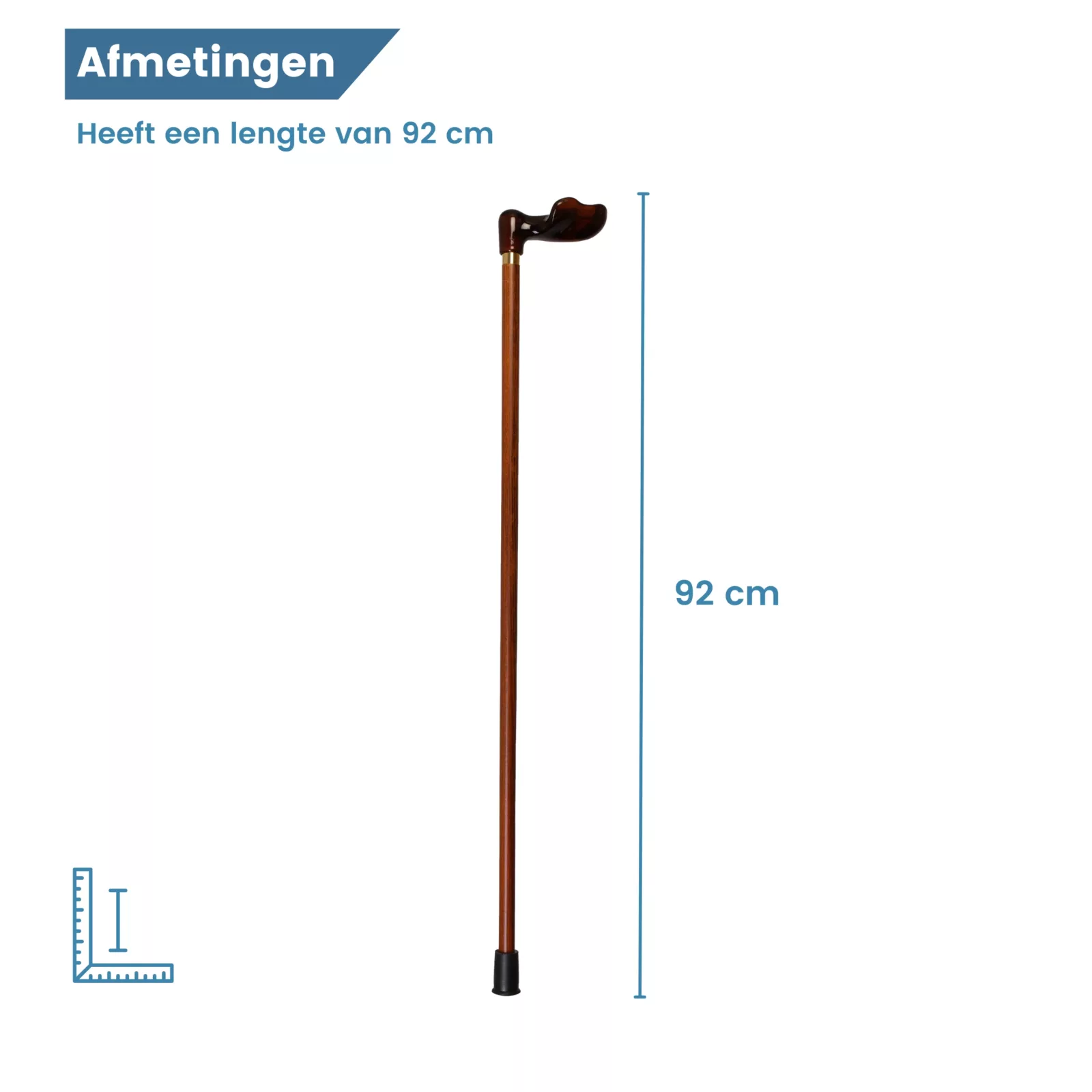 Lunghezza del bastone da passeggio: 92 cm