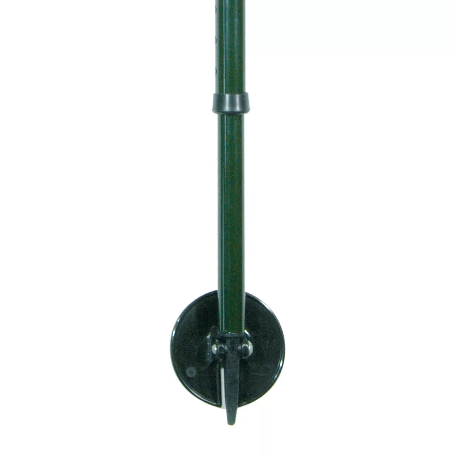 Bastone da passeggio con punta stabile e sedile, verde