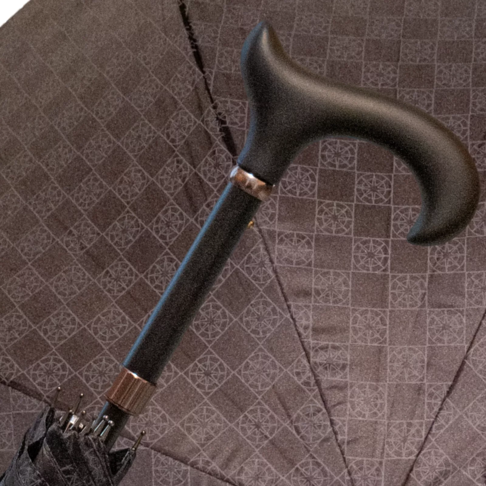 Bastone da passeggio a ombrello regolabile, diametro 102 cm