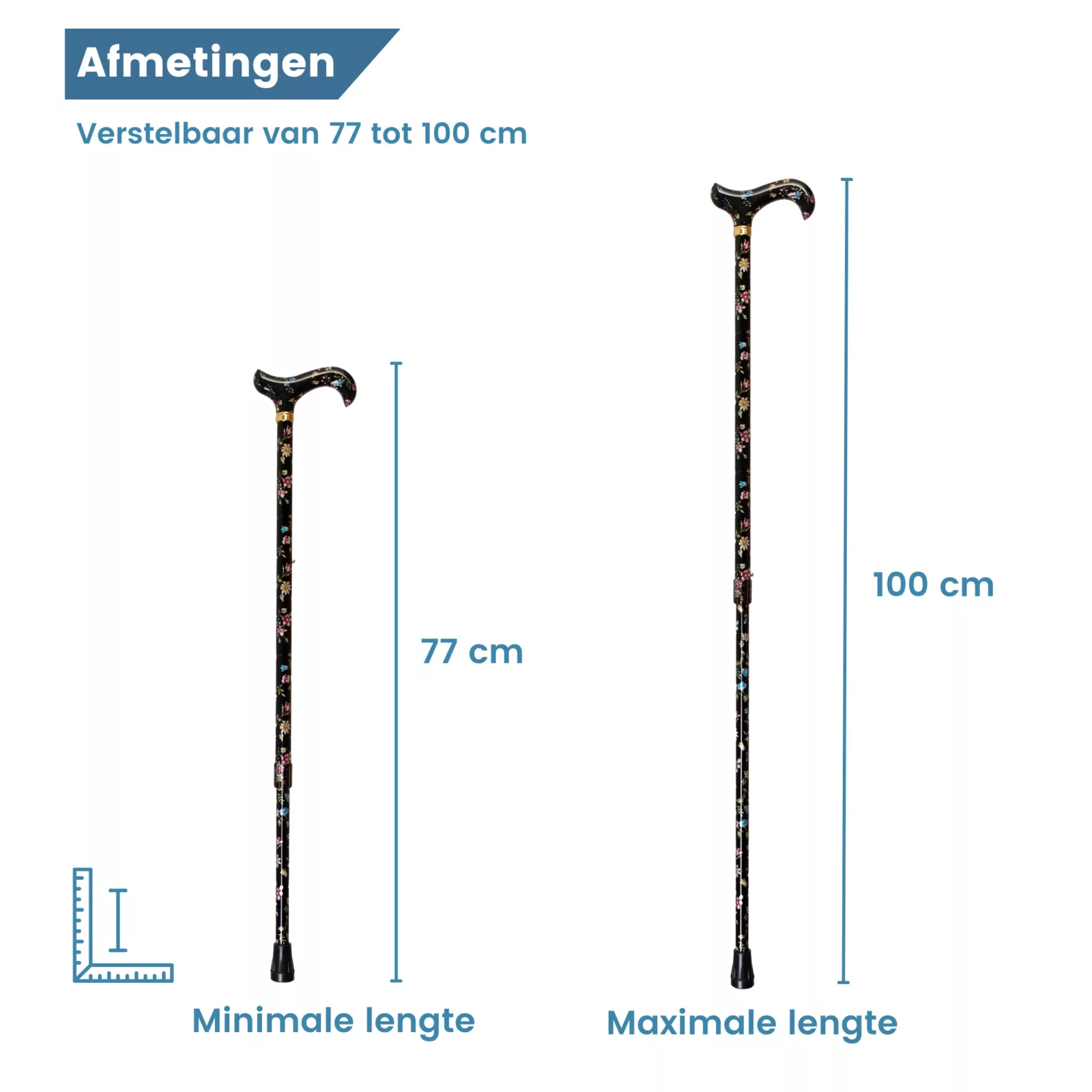 Dimensioni del bastone da passeggio